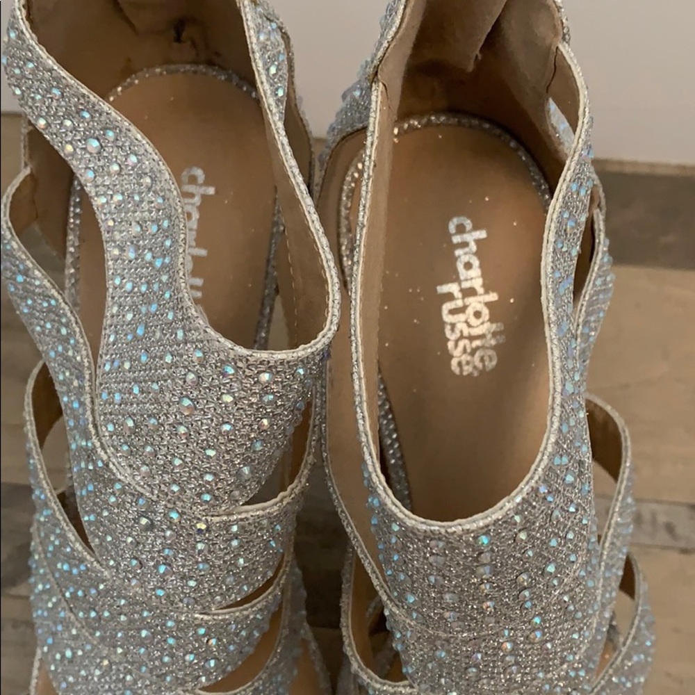 Sparkle and gem stone High heels - Picture 2 of 8